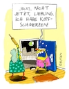 Cartoon: Kopfschmerzen (small) by Holga Rosen tagged männer,frauen,kopfschmerzen,kater
