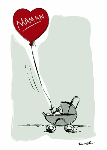 Cartoon: MOTHERS DAY !.. (medium) by ismail dogan tagged mothers,day