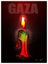 Cartoon: GAZA REMEMBERS !.. (small) by ismail dogan tagged gaza,remembers