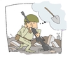 Cartoon: SMART WEAPONS WOULD BE PREFERABL (small) by uber tagged haiti,earth,quake