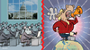 Cartoon: Wikileaks (small) by ian david marsden tagged illustration,wikileaks,mouse,elk,whistleblower,informant,government