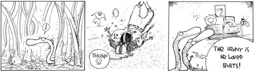 Cartoon: Sport fan (medium) by Garrincha tagged comic,strips