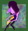 Cartoon: Jeff Beck (small) by Garrincha tagged music,rock,artist,guitar