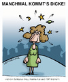 Cartoon: MANCHMAL KOMMT ES DICKE (small) by Nottel tagged schlecker,pleite,hertha,abstieg,fdp,krise