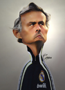 Cartoon: Jose Mourinho (small) by Quidebie tagged chelsea,real,madrid,jose,mourinho,fun,funny,caricature,coach,soccer,portugal,spain,barcelona,fc,voetbal,trainer,sport,the,special,one,photoshop,foto,plaatje,karikatuur