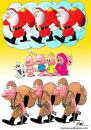 Cartoon: No Title (small) by Marcos Noel tagged christmas,war,children,comic,world,global,kids