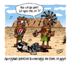 Cartoon: Wissenswertes (small) by Toeby tagged aboriginal australien boomerang emo emu outback wissenswertes toeby mark töbermann
