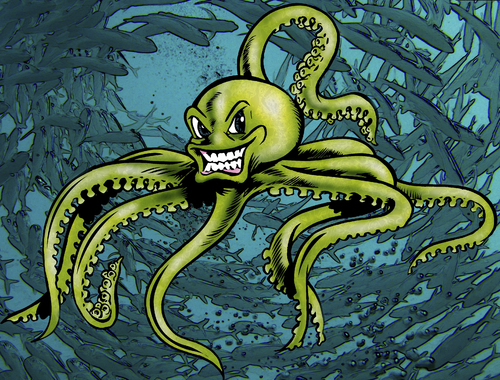 Cartoon Pictures Of Octopus. Cartoon: Octopus Commercial