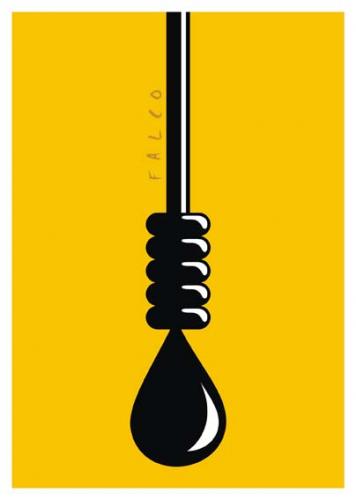 Cartoon: oilsuicide (medium) by alexfalcocartoons tagged oilsuicide