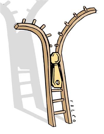 Cartoon: stair (medium) by alexfalcocartoons tagged stair,zipper