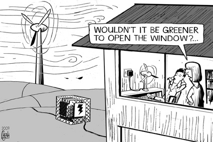 Cartoon: Wind turbine (medium) by sinann tagged wind,turbine,electricity,window
