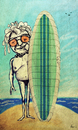 Cartoon: Surfer (small) by meshall tagged surf