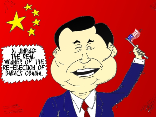 Cartoon: Xi Jinping economics caricature (medium) by BinaryOptions tagged xi,jinping,china,chinese,barack,obama,president,election,american,caricature,editorial,business,comic,cartoon,optionsclick,binary,options,trader,option,trading,trade,news,national,satire