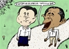 Cartoon: Obama and Xi editorial cartoon (small) by BinaryOptions tagged binary,option,options,trade,trader,trading,obama,jinping,caricature,optionsclick,news,editorial,comic,cartoon,webcomic,politics,politician,spying,government,diplomacy,economic,politic