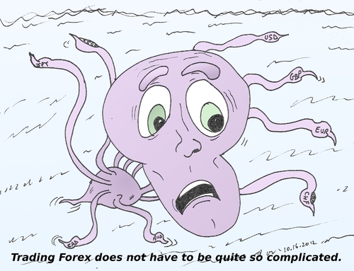 Cartoon: Forex binary options octopus (medium) by BinaryOptionsBinaires tagged optionsclick,binary,option,options,octopus,caricature,illustration,forex,eur,euro,usd,dollar,gbp,pound,jpy,yen,chf,franc,cad,aud