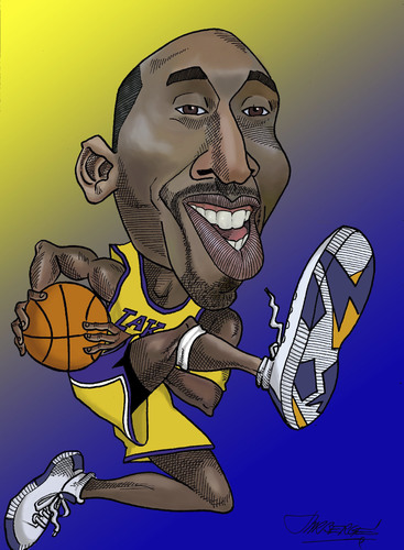 kobe bryant cartoon