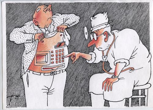 Cartoon: Medicine and money (medium) by tunin-s tagged diagnosis