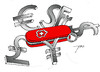 Cartoon: Tools (small) by tunin-s tagged banking,tools
