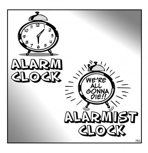 Cartoon: alarmist clock (medium) by toons tagged alarm,clocks,time,alarmist,wake,up,call,watches
