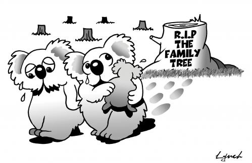 dates tree cartoon. Cartoon: family tree (medium)