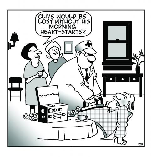 Cartoon: heart starter (medium) by toons tagged medical,heart,attack,