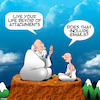 Cartoon: Attachments cartoon (small) by toons tagged email,attachments,guru,grasshopper,kung,fu,sage,advice,social,media