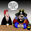 Cartoon: Blackbeard (small) by toons tagged bluetooth,history,captain,blackbeard,pirates,mistaken,identity,headphones