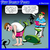 Cartoon: Celebrities (small) by toons tagged gym,celebrity,touch,your,toes,workout,exercise