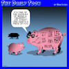 Cartoon: Celebrity (small) by toons tagged pigs,butchers,cut,celebrities,hassles,ham,spare,ribs