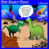 Cartoon: Climate change event (small) by toons tagged dinosaurs,climate,change,meteors,ice,age