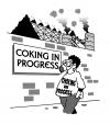 Cartoon: coking in progress (small) by toons tagged coal coking environment ecology greenhouse gases pollution earth day