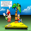 Cartoon: Essay competition (small) by toons tagged essay,competition,desert,island,getaway,contest,winner,message,in,bottle