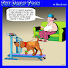 Cartoon: Exercise machine (small) by toons tagged exercise,machine,dogs,fitness,tracker,obesity