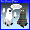 Cartoon: Ghosts (small) by toons tagged ghost,haunted,castle,tartan,afterlife