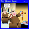 Cartoon: Good Friday (small) by toons tagged crucifix,monks,good,friday,easter