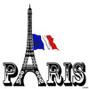 Cartoon: Half mast (small) by toons tagged paris,terrorists,massacre,french,flag,eiffel,tower