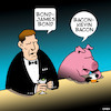 Cartoon: James Bond (small) by toons tagged james,bond,kevin,bacon,pigs,swine,hollywood,actors