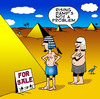 Cartoon: Rising damp (small) by toons tagged pyramids egypt pharohs desert rising damp cemetary egyptians plumbing house sales building real estate