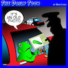 Cartoon: Tadpoles (small) by toons tagged frogs,tadpole,highway,patrol,police,speeding,drivers,licence