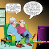 Cartoon: Wedding video (small) by toons tagged wedding,videos,regret,pubs,friends,old,couple,backwards