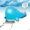 Cartoon: Whaling (small) by toons tagged whale,meat,eskimos,fishing,igloo,north,pole,snow