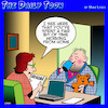Cartoon: Work from home (small) by toons tagged working,from,home,resume,references