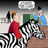 Cartoon: Zebra scan (small) by toons tagged zebra,supermarket,scanning,african,animals,trolley,products