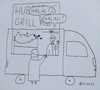 Cartoon: Halal? Halali! (small) by Müller tagged halal,halali,schwein,jagd