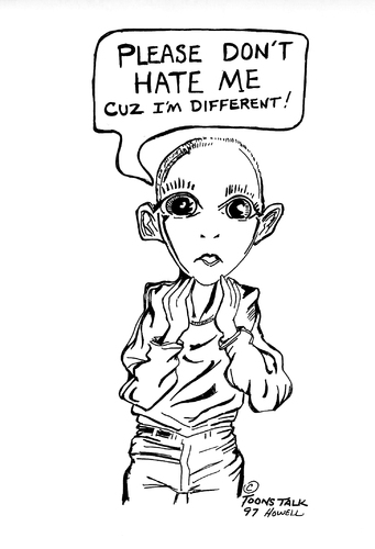 Cartoon: VIVA LA DIFFERENCE (medium) by Toonstalk tagged tolerance,respect,caring,acceptance