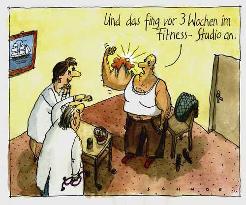 Muskelgebirge By schwoe Sports Cartoon TOONPOOL