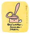 Cartoon: Hasi 8 (small) by schwoe tagged hase,ohr,sonne,sonnenbrille,hell,blendung