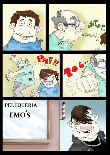 pics of emo cartoons. Cartoon: Emo (medium) by Luiso