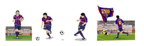 Cartoon: Lionel Messi (medium) by Fredy tagged football,barcelona,messi