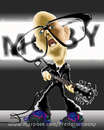 Cartoon: Moby (small) by Fredy tagged electronic,music,trance